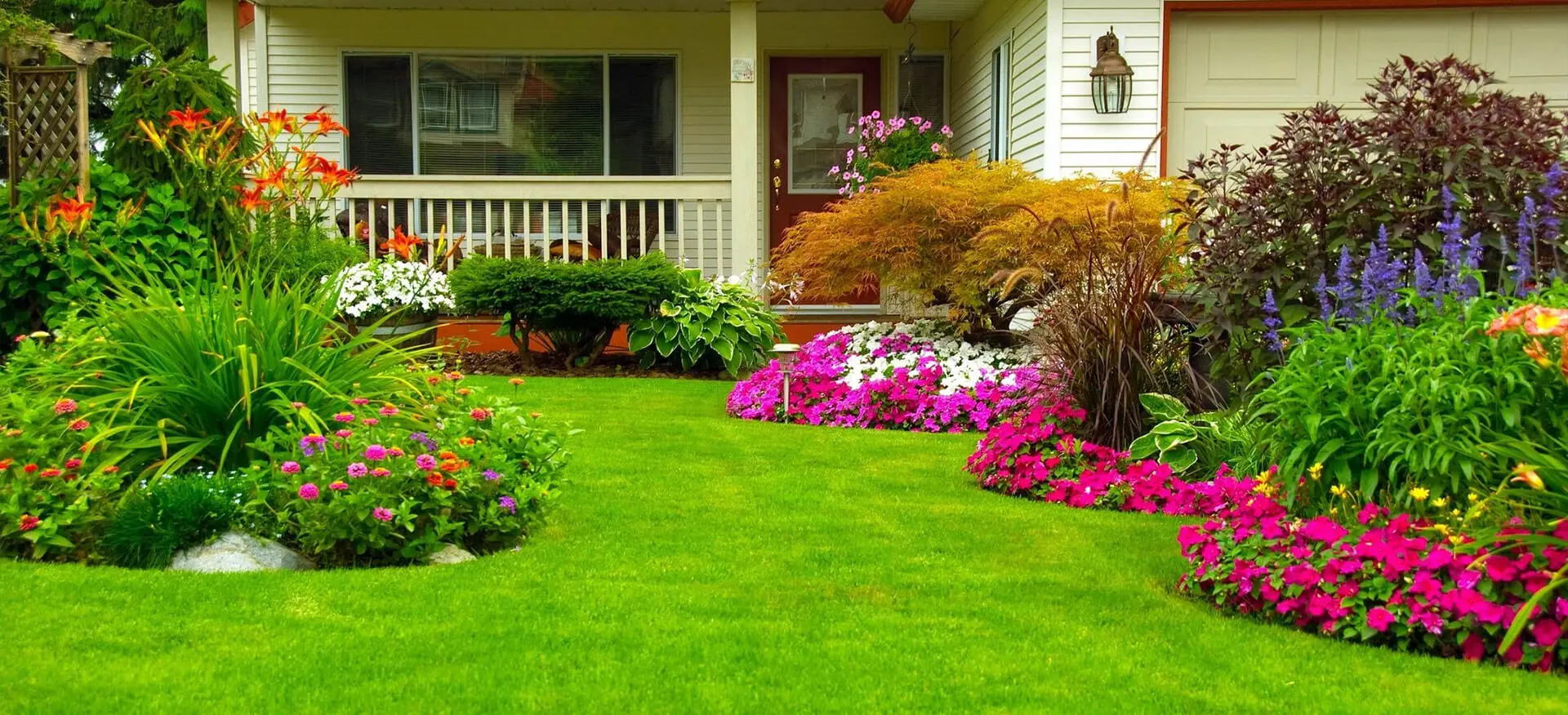 Manicured House and Garden